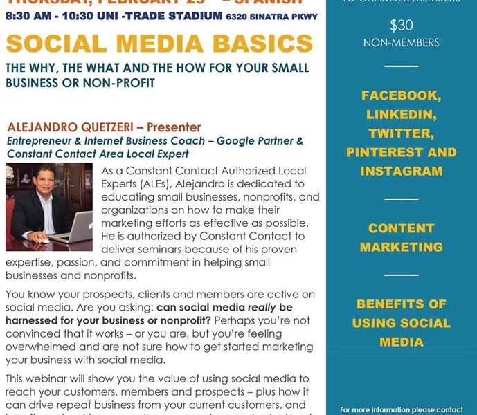 Social Media 101 – February 24, 2016